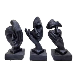 مجسمه مدل کر و کور و لال مجموعه ۳ عددی