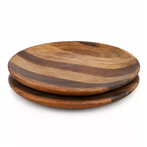 پیش دستی میوه خوری مدل چوبی کد 18w مجموعه 2 عددی