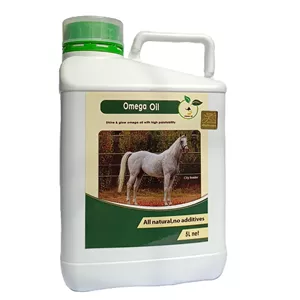 روغن خوراکی تقویت مفصل و سم اسب فست‌کوک مدل Omega Plus حجم 5 لیتر