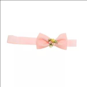 هدبند دخترانه لیمونار گالری مدل شکوفه و مخمل