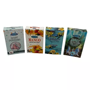 عود الاس مدل آبشاری رایحه دیریم و وانیل و انبه و پودر بچه مجموعه ۴۰ عددی