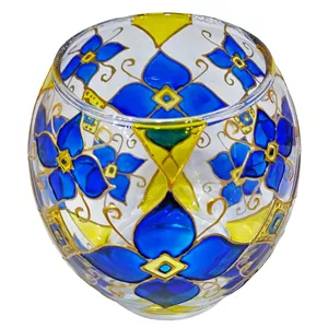 جاشمعی شیشه ای مدل بهار