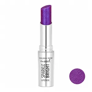 رژ لب جامد براق گلدن رس مدل Sparkle Bright شماره 154 رنگ بنفش آمیتیستی