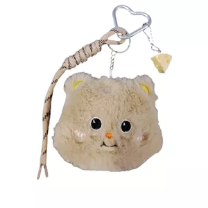 آویز کیف زنانه مدل گربه پشمالو و پنیر