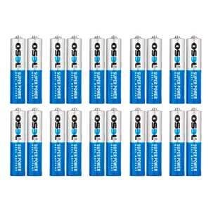باتری نیم قلمی اوسل مدل Super Power R03P بسته 20 عددی