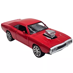 ماکت ماشین ناب سل مدل DODGE CHARGER 1970 FAST &FURIOUS SCALE 1:24 طرح دوج چارجر 1970 فلزی چراغدار موزیکال با درهای بازشو و کاپوت و صندوق عقب بازشونده