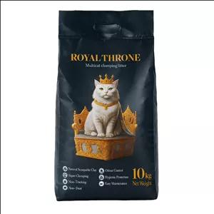 خاک بستر گربه رویال ترون مدل گرانول وزن ۱۰ کیلوگرم