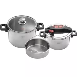 زودپز دوقلو پارس استیل مدل کلیپسو گنجایش 4 و 6 لیتر