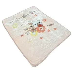 پتو کودک مدل آبجی خرگوشه سایز 120x100 سانتی متر