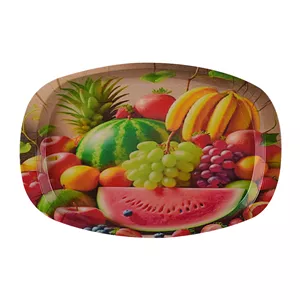سینی دسته دار مهروز مدل 6652 میوه سایز 21×32 سانتی متر