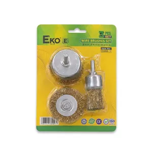 فرچه سر دریلی اکو مدل EWBS-3 مجموعه 3 عددی