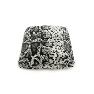 پتو مسافرتی 2 نفره مدل پلنگی ژله ای سایز 220x200 سانتی‌متر