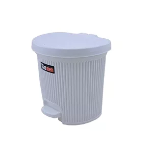 سطل زباله پدالی بازن مدل سطل زباله پدالی بازن مدل گرافیک کد 9526 گنجایش7 لیتر گنجایش 7 لیتر