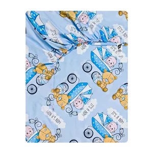 ملحفه میکرو آدنو مدل Baby کد CH163 یک نفره سایز 80x180 سانتی متر