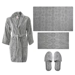   سرویس حوله پالتویی زنانه 4 تکه دانتلا ویتا مدل G - 2659814