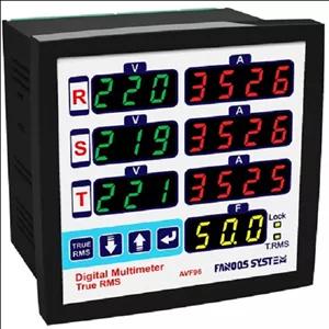 نمایشگر ولت آمپر فرکانس 3 فاز فانوس سیستم مدل AVF