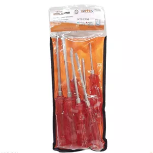 پیچ گوشتی ضربه خور ورتکس مدل NTS 2106 بسته 7 عددی