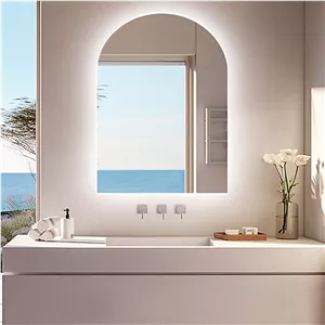 آینه سرویس‌ بهداشتی آزالیا مدل بک لایت نوردار NKBC5060 سایز 50*60 سانتی متر