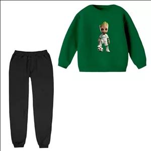 ست سویشرت و شلوار مدل گروت و توپ فوتبال