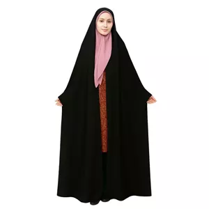 چادر دانشجویی حجاب رسان مدل کرپ کره ای