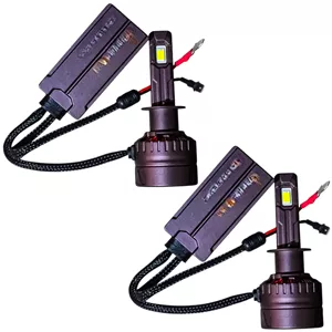 لامپ نور بالا چراغ جلو تک حالته بست یدک مدل یخی کد VX5 پایه H1 مناسب برای اطلس و سهند بسته 2 عددی