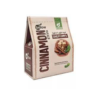 قند کم کالری حاوی استویا با طعم دارچین بیلو - 300 گرم
