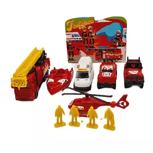 ست ماشین آتش نشانی مدل امداد مجموعه 10 عددی