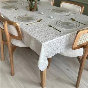 رومیزی رزین تاژ مدل پراگ مربع سایز 70x70 سانتی‌متر