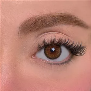 لنز چشم یونیک فصلی مدل CELOPATRA HAZEL رنگ عسلی قهوه ای دوردار مرکز ریز
