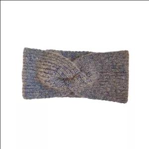 هدبند بافتنی زنانه مدل موهر گره ای