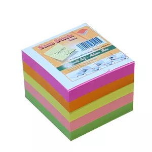 کاغذ یادداشت چسب دار کد S400 سایز 5x5 سانتی متر بسته 400 عددی