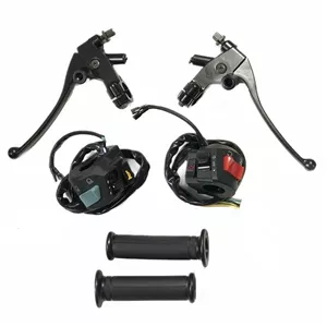 قلوه استارت و بوق و کتی و دسته ترمز موتور سیکلت وارون مدل B-21 مناسب برای CGL 150/200 بسته 6 عددی