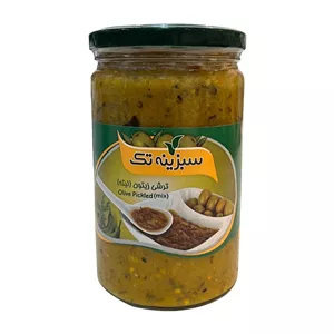 ترشی لیته سبزینه تک با زیتون - 650 گرم