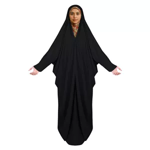 چادر لبنانی مدل زینا جلوبسته زیپ دار