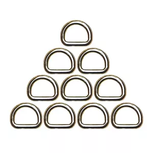 یراق چرم دوزی مدل 10XR1cm-Steel بسته 10 عددی