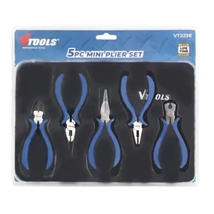 انبر دست وی تولز مدل VT2238 سایز 5 اینچ مجموعه 5 عددی 