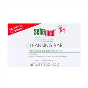 پن شستشوی صورت سبامد مدل PH5.5 مناسب برای پوست های حساس وزن 100 گرم