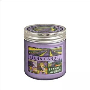 شمع لیوانی النا مدل هارمونی با رایحه لوندر اسپانیایی زمان اتمام تا 35 ساعت