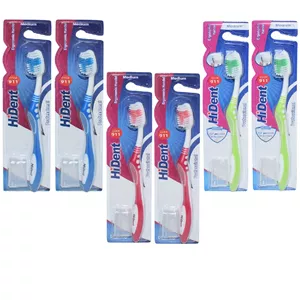 مسواک های دنت مدل 911 با برس متوسط مجموعه شش عددی 