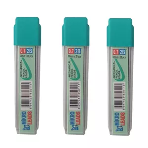 نوک مداد نوکی 0.7 میلی متری میکرو مدل شقایق بسته 3 عددی