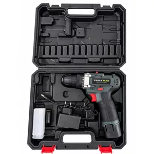 مجموعه 47 عددی دریل پیچ گوشتی شارژی 18 ولت تسلا مکس مدل FXT-1818 