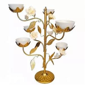 مجموعه ظروف هفت سین 9 پارچه مدل گل چینی
