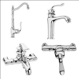 ست شیرآلات آرسا تک سو واثق مدل بامبو مجموعه 4 عددی