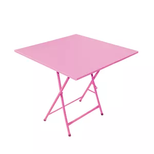 میز پذیرایی مربع با پایه فلز و صفحه نئوپان میزیمو مدل تاشو کد 8055