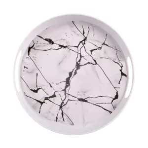 سینی دسته دار مهروز مدل 916 مرمر سایز 25×25 سانتی متر