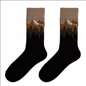 جوراب ساق بلند زنانه ال سون مدل سایه های کوهستان کد PH902