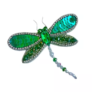 سنجاق سینه دست ساز زنانه مدل سنجاقک