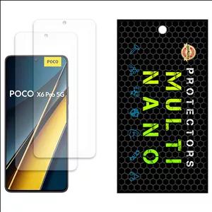 محافظ صفحه نمایش مات مولتی نانو مدل X-S2M مناسب برای گوشی موبایل شیائومی Poco X6 Pro بسته دو عددی