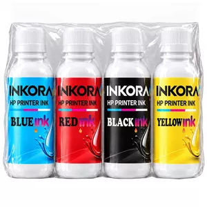 جوهر مخزن اچ پی مدل INKORA حجم 100 میلی لیتر بسته 4 عددی