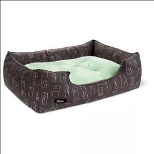 جای خواب سگ و گربه نیناپت مدل وی آی پی یو طرح سگ و گربه